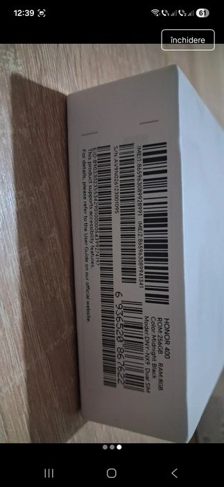 HONOR 400 5G nou nouț