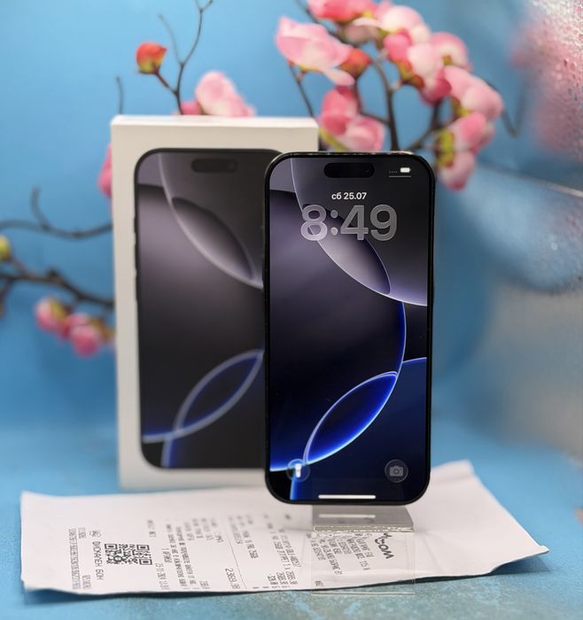 ГАРАНЦИОНЕН!!! Apple iPhone 16 Pro, 256GB, 5G, Black Titanium