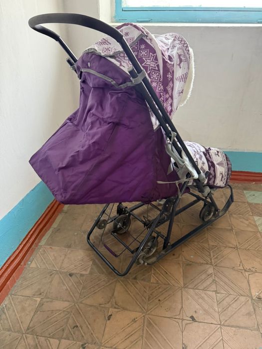 Детские санки коляска
