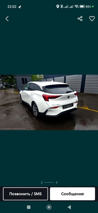 Moshina sotiladi elektromobil rangi oq modeli buyuk velite 6