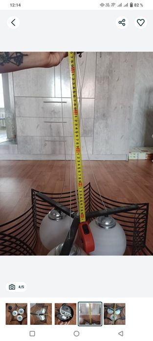 Люстра в хорошем состоянии