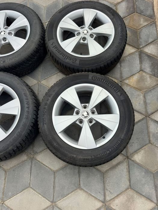 Jante Orig”Skoda R16(5x112)”Octavia 4/3/2/Superb/Yeti/Vw/Seat/Audi~