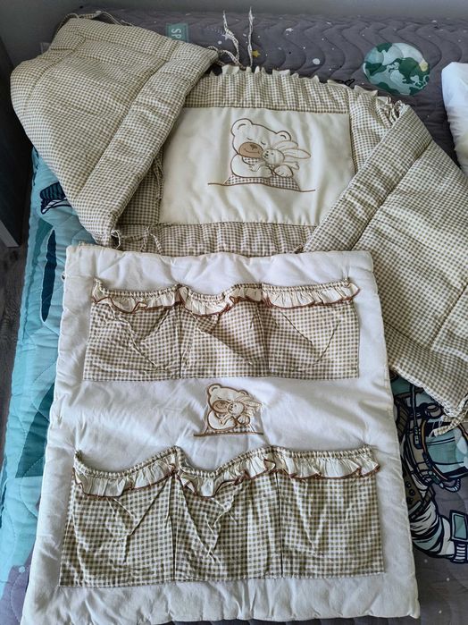 Set lenjerie patut bebe 60*120, Mamo Tato, 9 piese