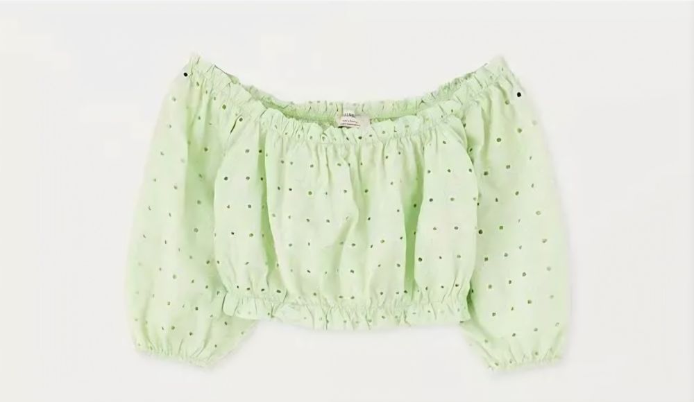 Pull&Bear Топ с бродерия