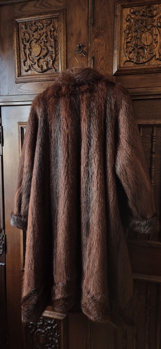 Haina lunga de blana de nutrie argentiniana fabricata in Argentina