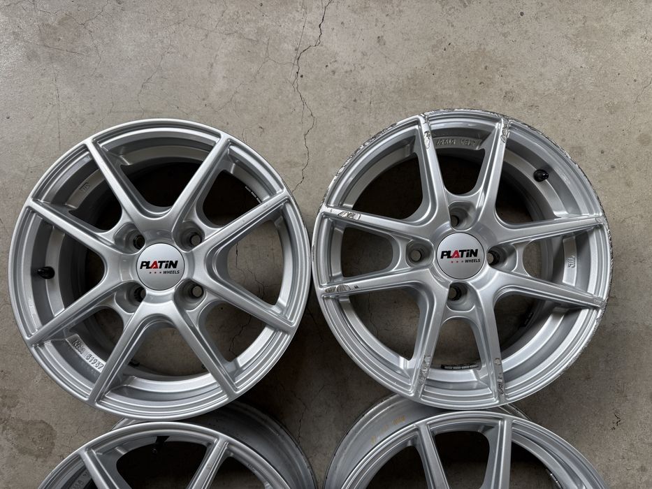4бр. 14” Джанти “PLATIN” 4х100 за -NISSAN/VW/AUDI/SEAT/SKODA/TOYOTA/HYUNDAI/KIA/други- 5.5Jx14H2, ET35