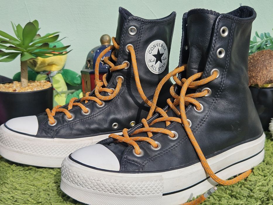 Converse Високи кожени кецове N40