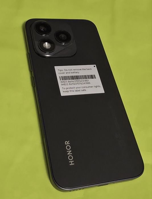 ЧИСТО НОВ 256GB Honor 400 LITE 5G Гаранция Yettel 2028г. Black | Черен