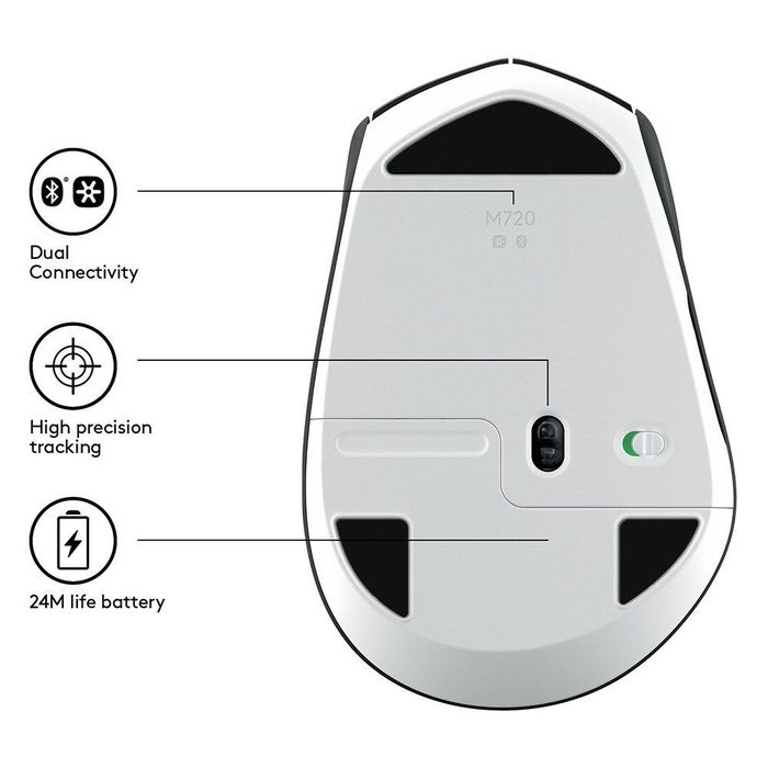 Logitech M720 TRIATHLON Универсальная  мышь с сверхбыстрой прокрутки!