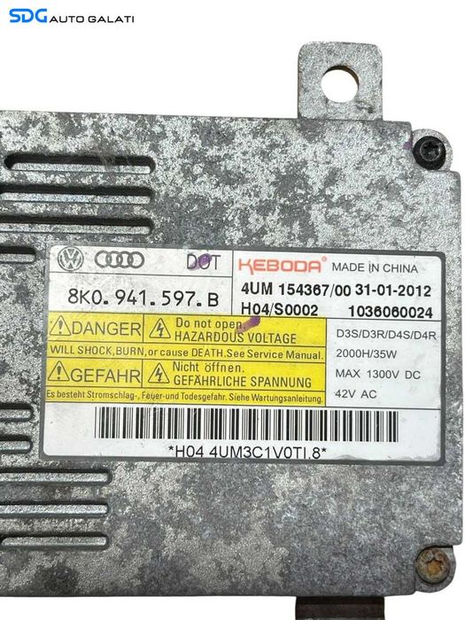 Droser Calculator Modul Xenon Far Audi A3 8V 2013 - 2016 Cod 8K0941597B [B4341]