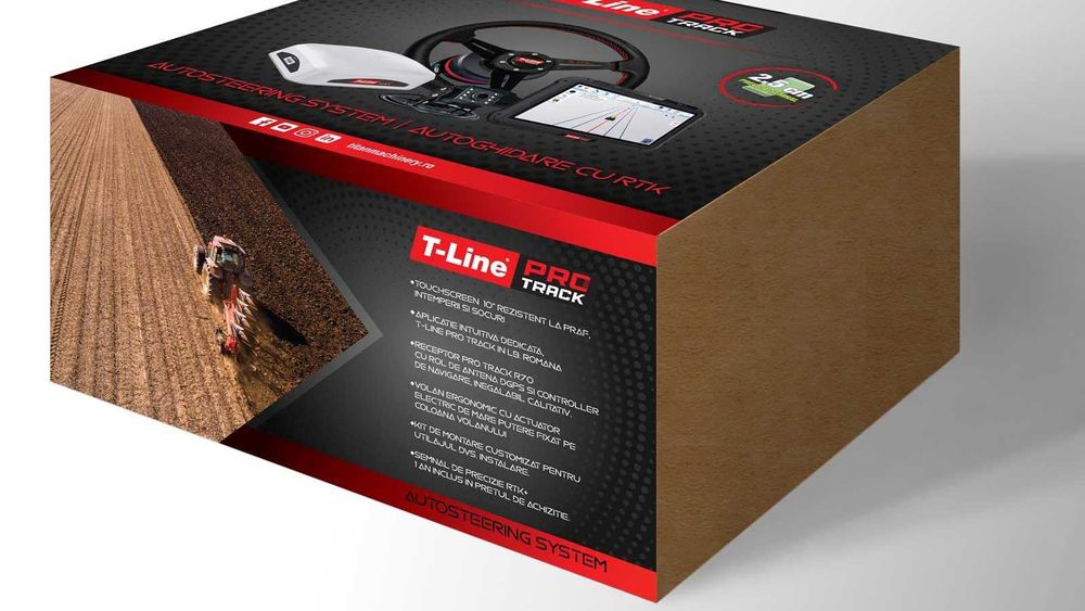 GPS Agricol - T-Line Protrack - precizie 2,5 cm, semnal RTK+