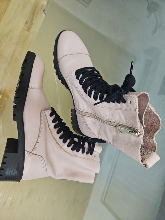 Нови боти ZARA естествена кожа