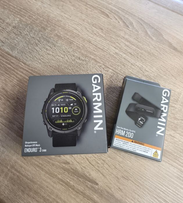 Garmin Enduro 3 + HRM 200 пулсомер