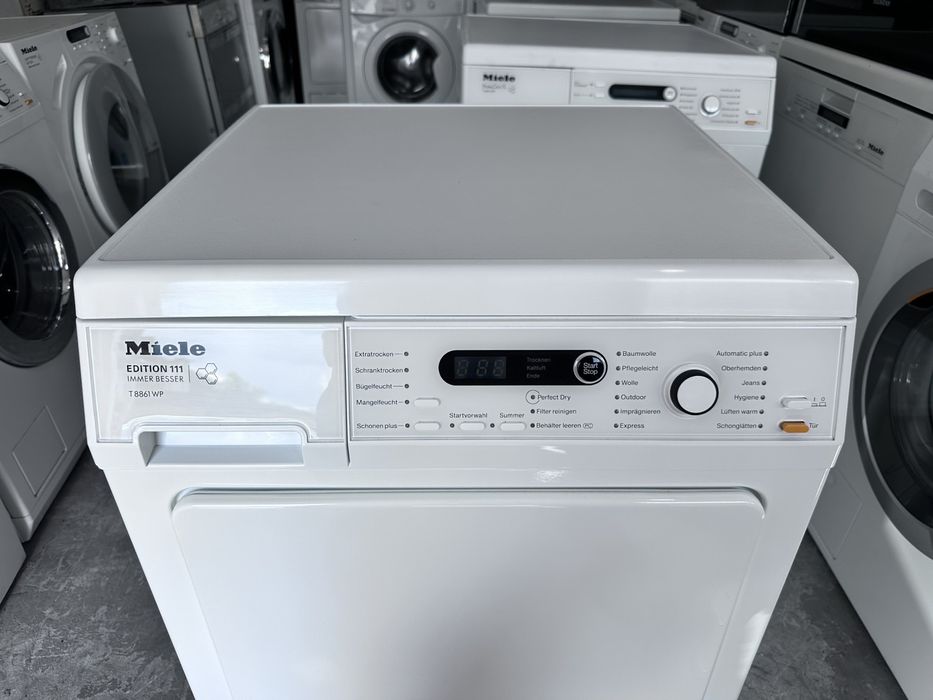 Сушилня +гаранция 1 година. MIELE ТЕРМОПОМПАК КЛАС А 8кг. Безплатна доставка за София