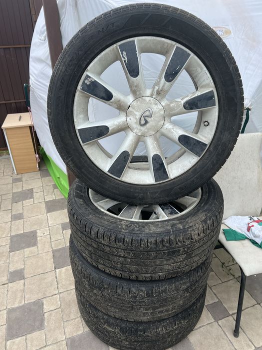 Резина с дисками.