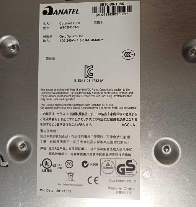 Cisco Catalyst 2960 WS-C2960-24-S