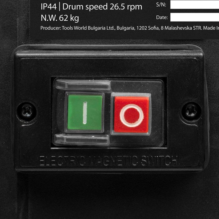 Бетонобъркачка CM-180М, 180 л, мощност 800 W MTX - 954847