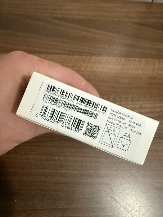 Vand Honor X5c Plus Black Nou