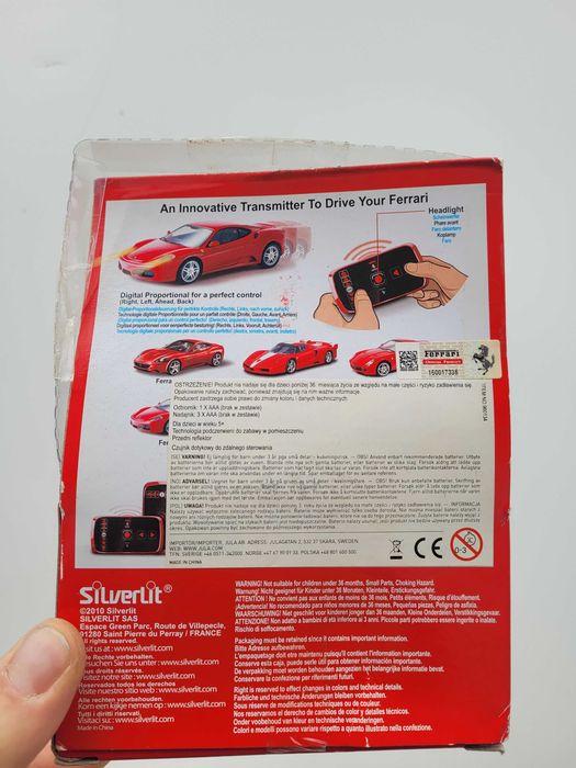 Machetă Ferrari Enzo cu telecomandă, replică 1 x 50 , ediție Shell