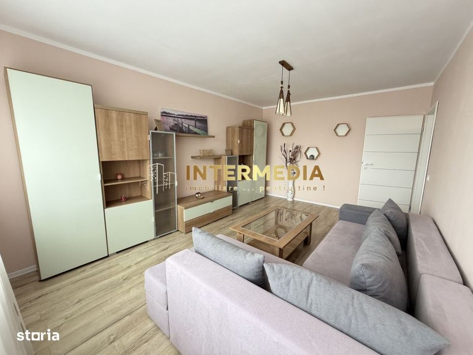 Apartament 2 camere Decomnadat 63 mp Clima Parcare Finisat Mobilat Uti
