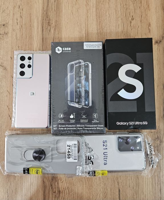 Samsung Galaxy S21 Ultra, 256GB, 12GB RAM, Dual sim,5G, Phantom Silver