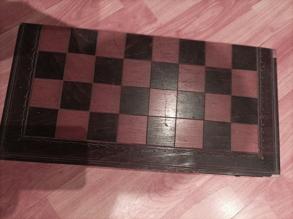 Joc table și șah nou ,lucrat manual,44/44 dimensiuni