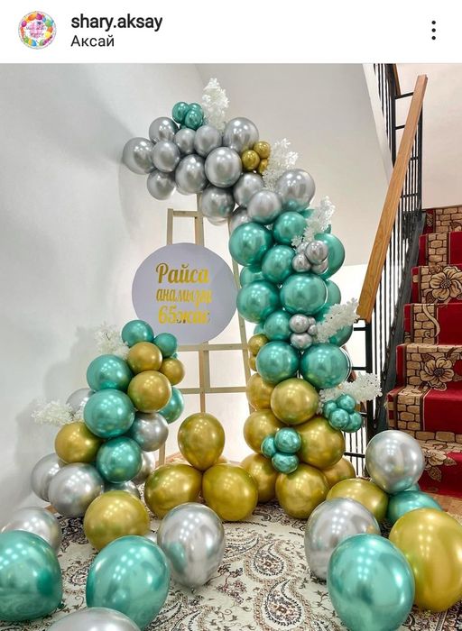 Фотозона, баннер, мольберт, арка из шаров