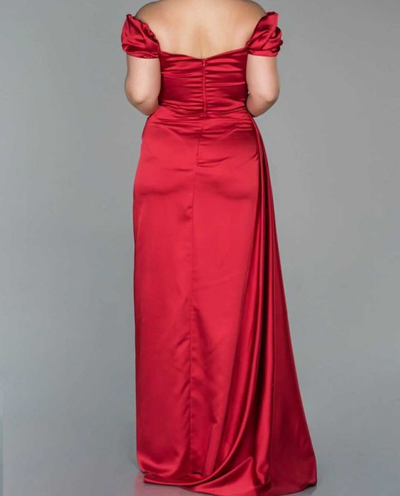 Официална рокля сатен