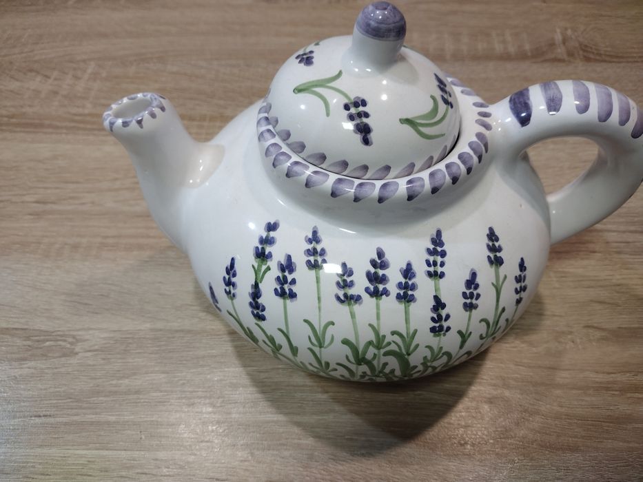 Ceainic porcelan pictat manual, cadoul perfect