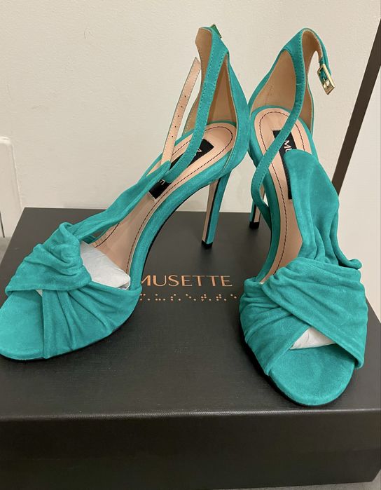 Sandale musette, piele, marimea 38, noi