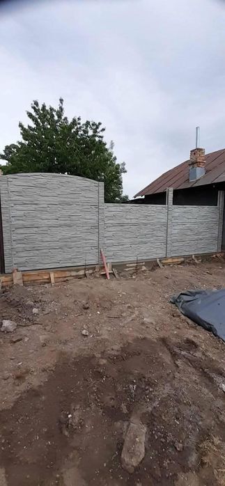 Montaj Garduri din placi de beton