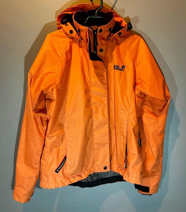 Geacă Impermeabilă Jack Wolfskin Texapore - Damă S (36/38) -Portocalie