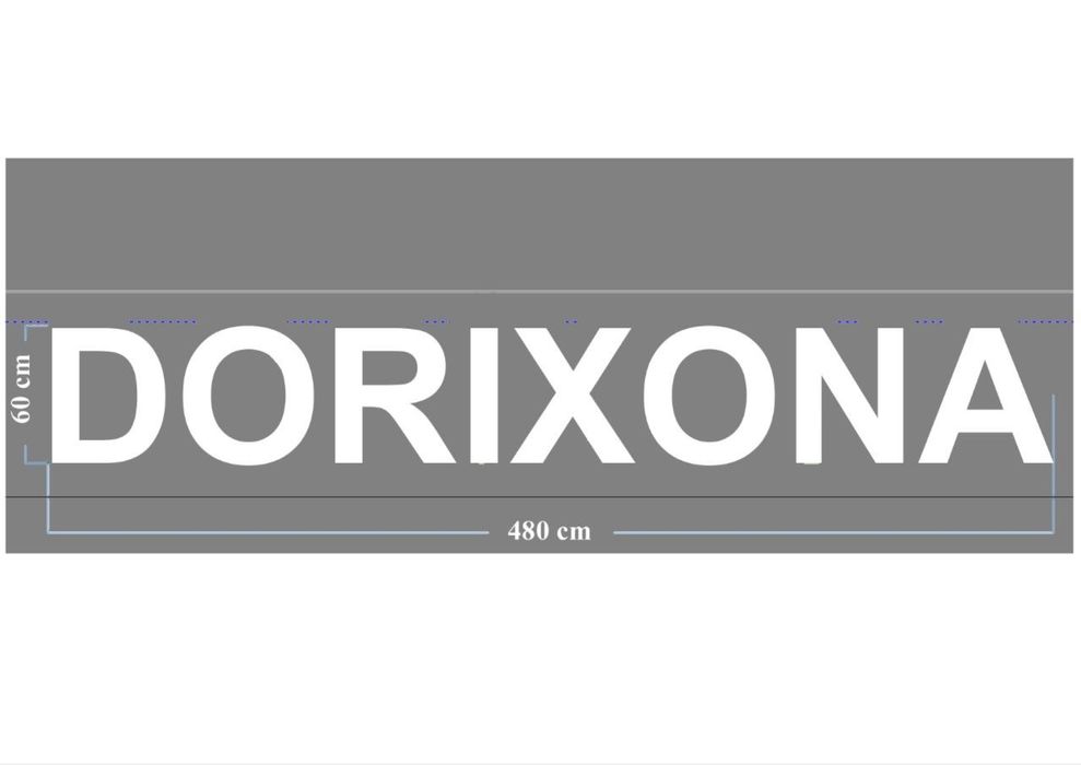 Dorixona (Аптека) obyomniy harflari / Svetovoy harflar
