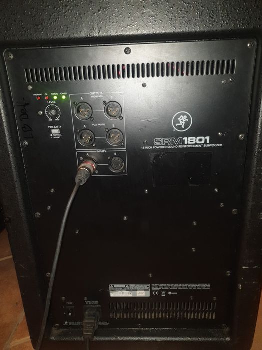 Boxe basi activi Mackie Srm1801 18toli 500w/2.1 Keytone