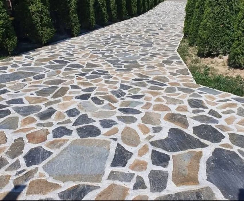 Piatră naturală de munte de Grecia.