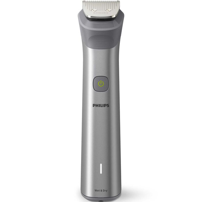 Aparat de tuns barba si parul 12 in 1 PHILIPS Multigroom All in One MG5940/15, tehnologie BeardSense, lame din otel cu auto-ascutire, 11 setarii, etc