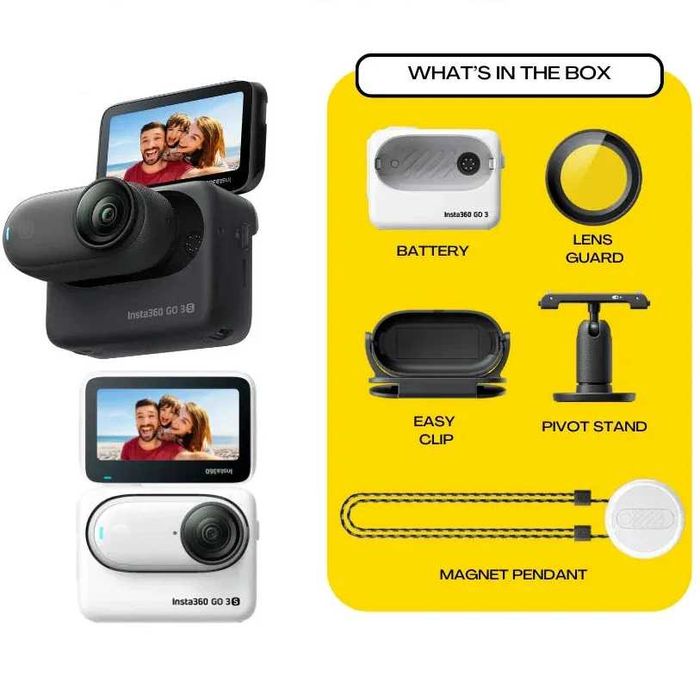 Insta360 GO 3S 128GB Black — экшн-камера 4K. Есть доставка