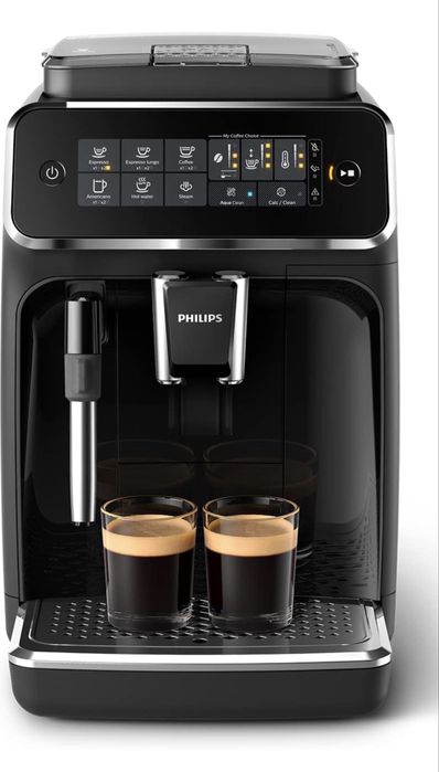 Кафеавтомат Philips EP3221, 15 bar, 1500 W, Система за разпенване на мляко, Керамични мелачки, Сензорен екран