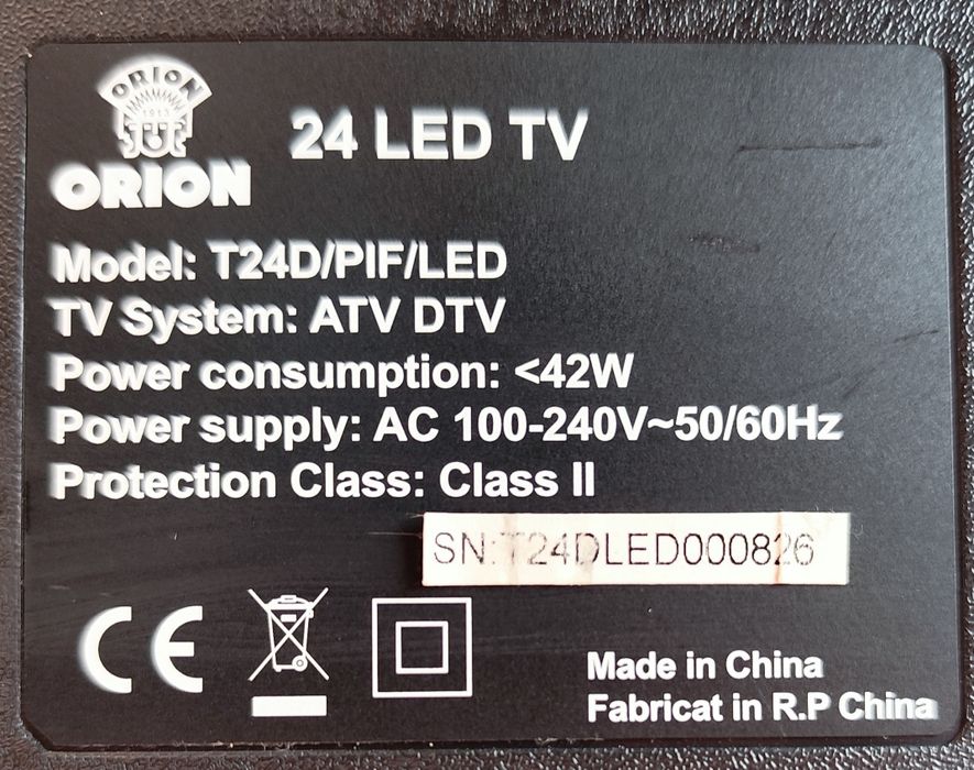 TV LED Orion 24" 60 cm