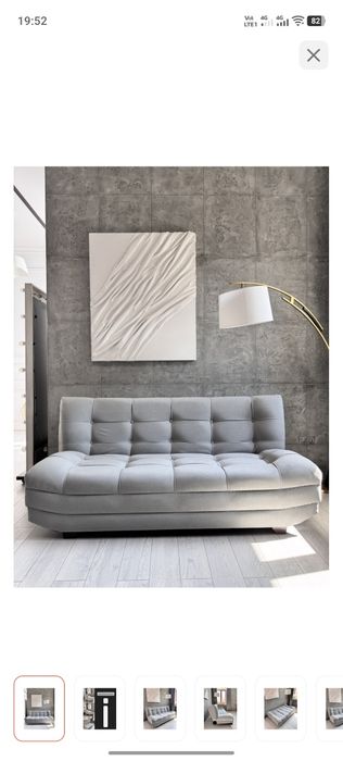 Продам диван , цвет темно серый