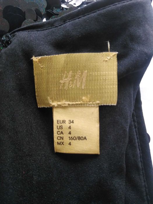 Rochie  seara, gala, evenimente, cu paiete H&M