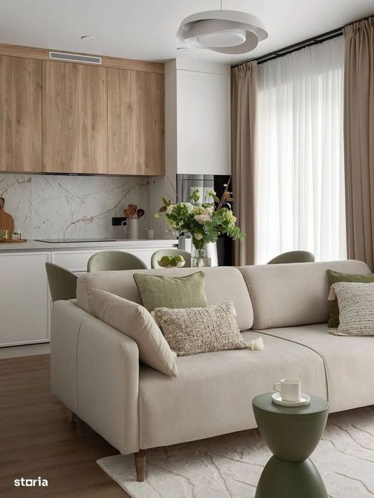 Apartament 3 camere luminos | Compartimentare ideală