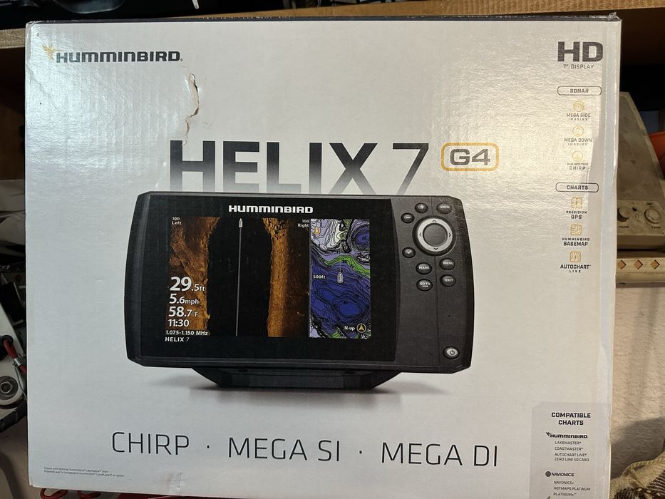 Sonar humminbird helix 7 barca pescuit GPS