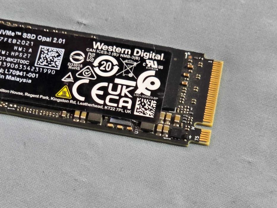 Solid State Drive SSD M.2 NVMe 256GB Western Digital PC SN730 SDBQNTY-256G PCIe Gen3 x4 Opal 2.01
