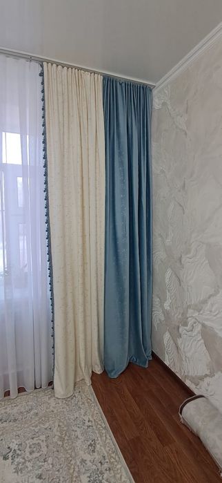 Продам шттор с тюлом в комплекте