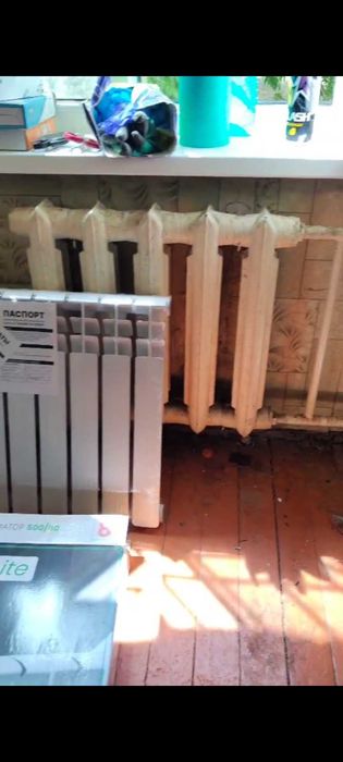 Продам чугунн бу радиатор 13 и 5 секц