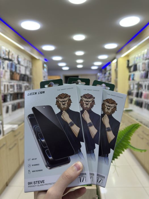Защитные стекла Green Lion для iPhone 13/14/15/16/17 Pro/Max