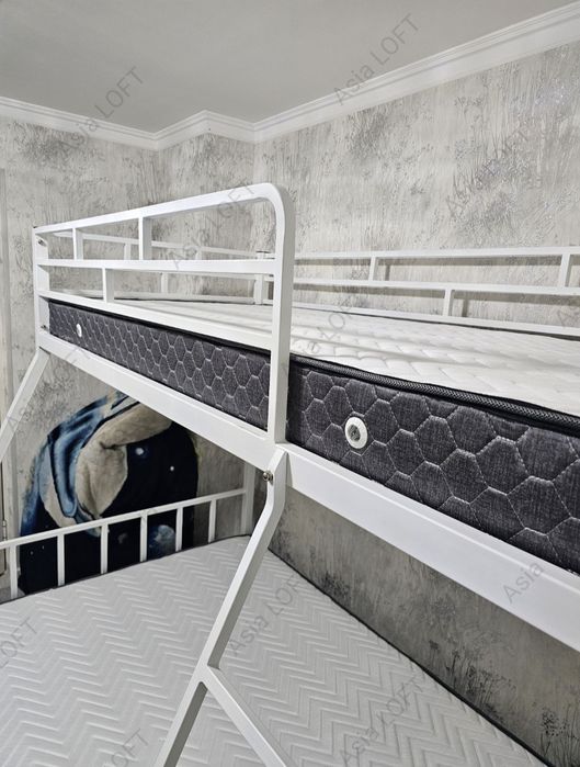 Кровать Металлическая Двухъярусная, Икки Каватли Темир Кроватлар