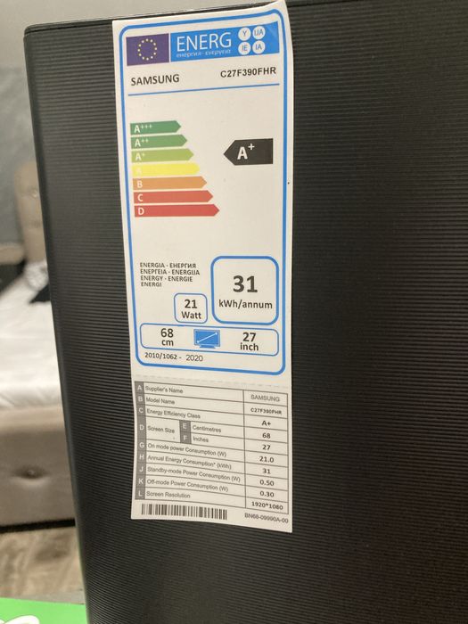 Monitor samsung curbat
