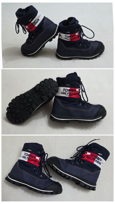 Ghete de zăpadă TOMMY HILFIGER, cizme de iarnă Waterproof, Nr. 38 EU